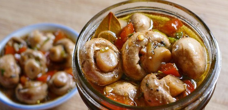 Recept na konzervované šampiňóny na zimu