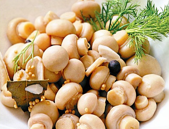 Šampiňóny konzervované na zimu, lahodný recept Šampiňóny konzervované na zimu, lahodný recept