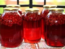Kompot z malín na zimu
