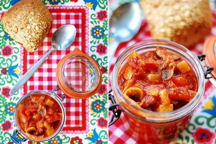 Lecho bulharského korenia s paradajkovou pastou na zimu - foto recept