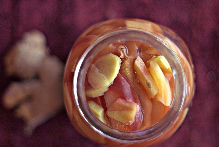 Marinované jablká s klinmi na zimu: foto recept