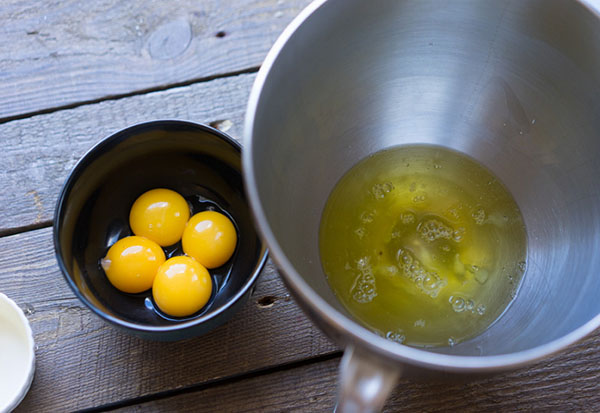 Pôvodný recept: čokoládový koláč - pena