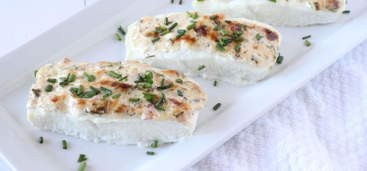 Halibut pečený v rúre
