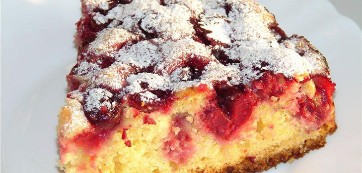 Cherry cake: chutné a jednoduché