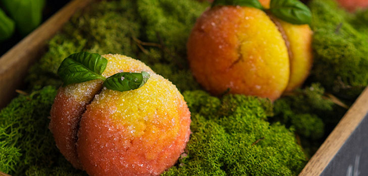 Prázdninový recept: Peachový koláč s krémovou náplňou