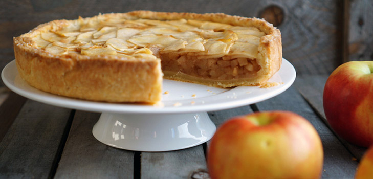 Jednoduchý recept na jablkový koláč so škoricou
