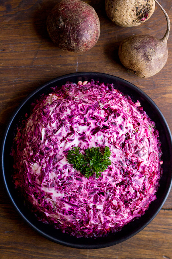 Recept na sleď pod kožuchom na Nový rok doma - klasický, roll, s jablkom krok za krokom