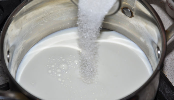 Recept na kondenzované mlieko