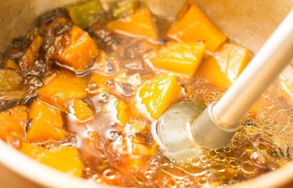 Delicious tekvicová polievka