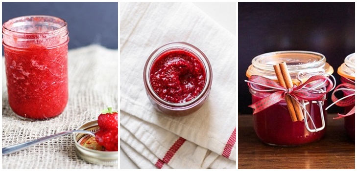 Jam-päť minút z jahôd na zimu, recepty s fotografiami