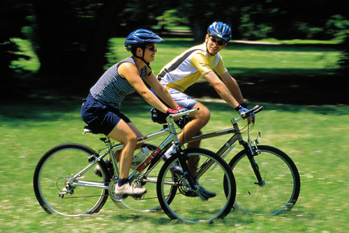 Koľko kalórií sa spaľuje pri jazde na bicykli